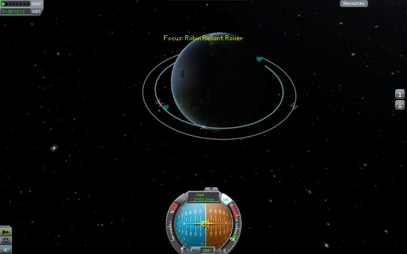 Illustration for article titled One Kerbal Player Launched The Silliest Car in History Into Space